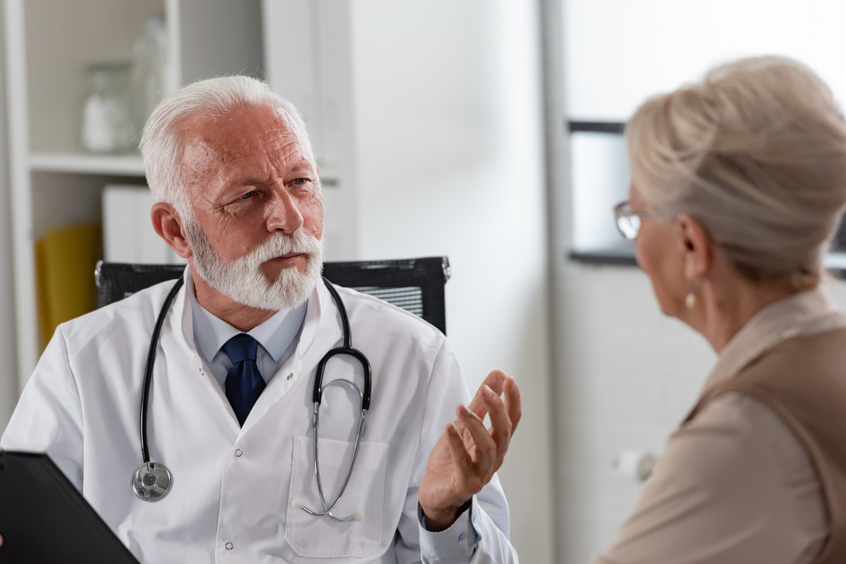Seniors needing help when talking to their doctors.